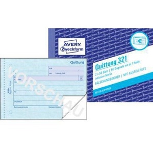 Papel Autocopiativo Avery Zweckform DIN A6 Formato Horizontal 1 Copia 2 x 50 Hojas - Product Image 1