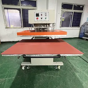 professional aluminum semi automatic heat press printer sublimation machine 100x120