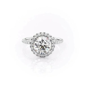 Bague en diamant blanc de laboratoire moderne la plus vendue avec des pierres certifiées Design élégant pour les occasions spéciales disponibles à la vente - Product Image 2