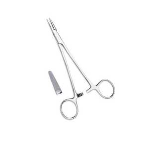 Portaagujas de Castroviejo con candado de 18cm, pinzas de soporte de aguja quirúrgica de calidad alemana, instrumentos de sutura recta - Product Image 4