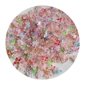 Paillettes Sciolte Assortite Colorate a Forma di Conchiglia, Foglie, Fiori, Perline da Cucito, Glitter a Stella, Coriandoli per Nail Art e Forniture per Slime - Product Image 6