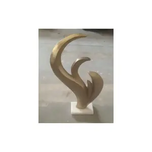 Attraktives Design Aluminium-Skulptur Top-Qualität Metall antikes Schauplatz Skulptur Verwendung für Tischplatte dekorativ