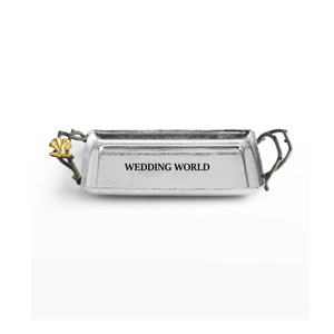 Bandeja de chocolate de acero inoxidable Bandeja de chocolate hecha a mano de calidad superior Diseñador más vendido nueva bandeja de chocolate - Product Image 5