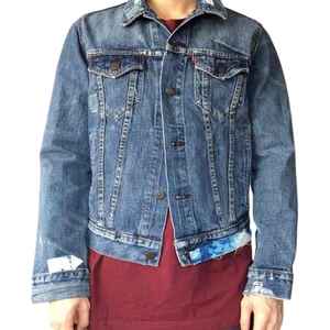 2025 nouveauté veste en jean personnalisée pour hommes 100% coton meilleure qualité nouveau Design pour l'hiver avant Logo Vintage - Product Image 4