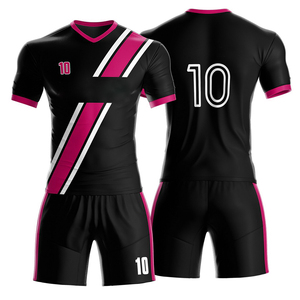 Kits de fútbol de secado rápido transpirables personalizados de alta calidad, juego de uniformes de fútbol por sublimación, kit OEM - Product Image 5