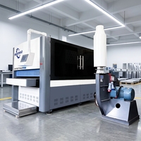 Machine de meulage, d'ébavurage et de chanfreinage multifonctionnelle pour tôles métalliques Huanhao, largeur 1300 mm