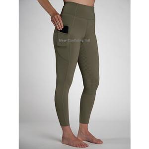 Pantalones de montar populares de primera calidad OEM ligeros personalizados, mallas de caballo, atuendo ecuestre, mallas de montar personalizadas con bolsillos para teléfono - Product Image 1