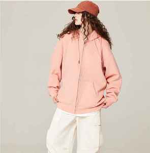 Sudadera con capucha de algodón grueso de 420 G de alta calidad para hombre, logotipo personalizado, sudadera con cremallera completa Vintage de gran tamaño para hombre en blanco - Product Image 4