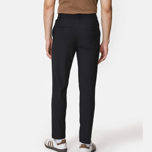 OEM Pantalon en toile taille moyenne décontracté pour hommes avec poches cachées Pantalon crayon extensible de style sportif - Product Image 3