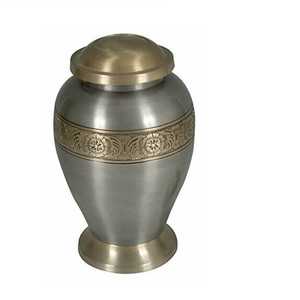 Hand Paint Funeral Service Accessories Cremation Urns Adult <b>Ashes</b> Superior Luxury Design Brass Urn Rose Gold Hand Carved Urn - Product Image 3