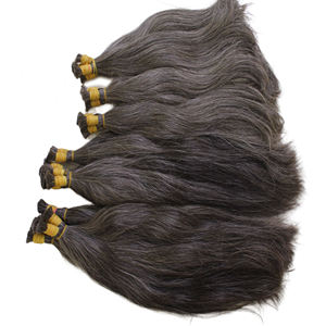 Extensions de cheveux humains vierges vietnamiens doux de haute qualité naturel droit lâche vague profonde petite fermeture à lacet Afro Transparent - Product Image 6