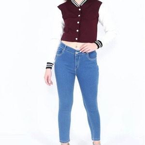 Pantalones Vaqueros de Mezclilla Rectos y Transpirables con Frente Plano de Lona, Novedad de 2025, para Mujer, Talla Grande XL, Servicio OEM, Ropa de Moda - Product Image 4