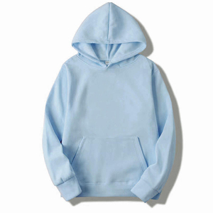 Logo personnalisé couleur unie décontracté vêtements d'hiver 2025 gros teint uni lâche blanc poids lourd solide pull à capuche - Product Image 6