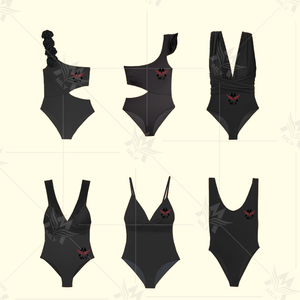 Maillot de bain personnalisé avec logo, tenue de plage sexy et décontractée, bandeau, bikini une pièce 2026, maillot de bain personnalisé uni pour femme, bikini sexy - Product Image 2
