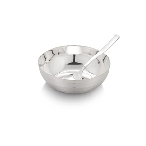 <b>Stainless</b> <b>Steel</b> <b>Bowl</b> With Spoon And Drinking Glass Latest Design <b>Steel</b> <b>Bowl</b> hot Sale - Product Image 2