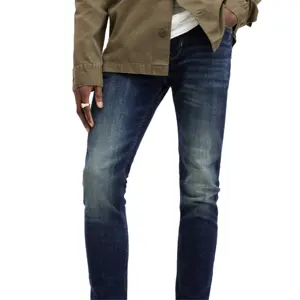 Jeans cônicos baratos por atacado de alta qualidade para homens Jeans personalizados justos para homens Jeans para homens 2024