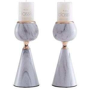 Support de bougie décoratif en métal pour table, idéal pour les décorations lumineuses de Noël ou les piliers de bougies décoratifs de table - Product Image 4