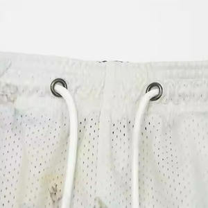 กางเกงขาสั้นกีฬาว่ายน้ำวิ่งบาสเก็ตบอลสำหรับผู้ชายผู้หญิงกางเกงขาสั้นโพลีเอสเตอร์ระบายอากาศได้ดีดีไซน์ตาข่ายพื้น - Product Image 5