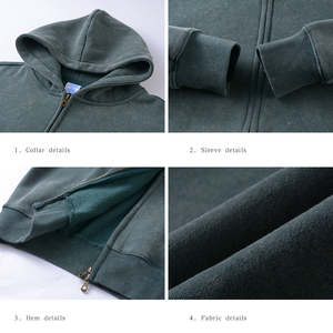 Sweats à capuche unisexes personnalisés 320 GSM Premium Sweatshirts lourds Prix d'usine Vente en gros Sweats à capuche confortables et chauds - Product Image 6