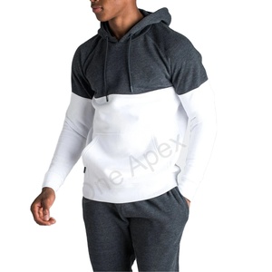 Wholesale Men 100% Cotton <b>Running</b> Training Tracksuits Breathable Warm <b>Hoodie</b> Sweatpants 2 Piece Set Men's Casual Wear - Product Image 1