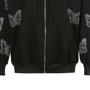 Sudaderas con Pedrería para Hombre, de Secado Rápido, Lisas, Teñidas, Básicas, Mezcla de Algodón, Precio Bajo - Product Image 3