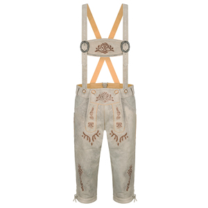 Short bavarois en cuir de qualité supérieure porte des vêtements de danse broderie personnalisée short Oktoberfest décontracté de haute qualité - Product Image 1