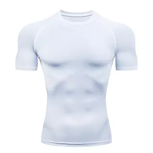 Camiseta de gran tamaño de verano de algodón 100% de alta calidad para hombre, camiseta de impresión lisa personalizada al por mayor, camiseta de alta calidad para hombre - Product Image 5