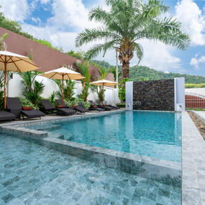 Mosaïque en céramique verte de Bali, carreaux de piscine verts de Bali pour les piscines extérieures de clubs privés dans les hôtels - Product Image 2