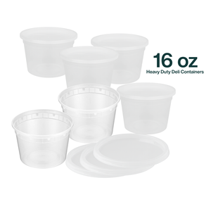 ProTakeOut [17 Oz] Contenedores de PP Resistentes para Deli con Tapas, 100 Unidades, 4.63x3.05, Aptos para Microondas y Congelador, Duraderos y Antiderrames - Product Image 4