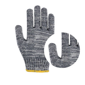 Gants de travail tricotés en coton à bas prix Vente directe en usine Gants en coton de qualité supérieure à bas prix Design personnalisé - Product Image 4