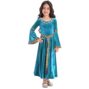 Disfraz Medieval Infantil con Decoración Bordada para Niñas - Product Image 4