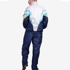 El mejor Material ligero 100% algodón cortavientos conjuntos de talla grande chándales patrón sólido pantalones precio bajo con envío aéreo - Product Image 4