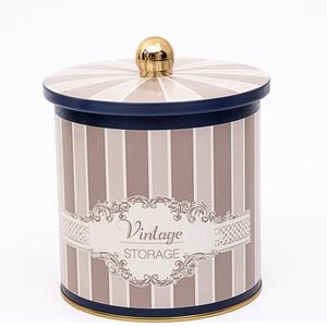 กระป๋องโลหะทรงกลม2.1L พร้อมที่จับ140X150มม. 2.1L กระป๋องโลหะ - Product Image 2