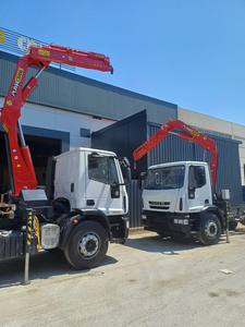 Grúas de camión con pluma plegable hidráulica de 5 toneladas, Construcción fuerte de Turquía, engranaje de motor de caja de cambios de alto Momento de carga alta - Product Image 5