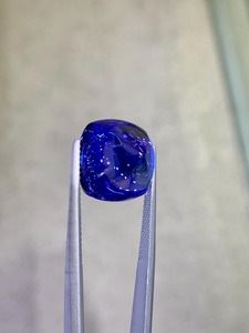 น้ำตาลแทนซาไนต์เกรด AAA ++ 7กะรัตพลอยสีฟ้าหลวมได้รับความร้อน - Product Image 5