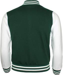 Hot sale <b>retro</b> sleeves wool <b>leather</b> varsity <b>jacket</b> for men Letterman <b>Jackets</b> CollegeBaseballjacket for men DDP Shipping - Product Image 2