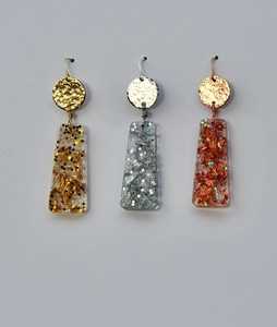 Pendientes de Resina con Diseño de Ángel de Inspiración Vintage con Perla para Regalo de Boda para Mujer, Artesanía en Resina - Product Image 5