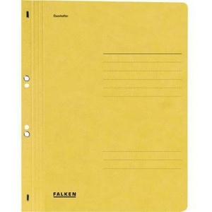 Dossier à anneaux Falken DIN A4 250g/m² en carton recyclé jaune, design néo-zélandais - Product Image 1