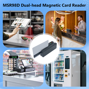 เครื่องอ่านการ์ดแถบแม่เหล็กแบบ3รางเดี่ยวแบบ USB MSR98มาตรฐาน ISO 7811 Ansi Aamva CA DMV - Product Image 5