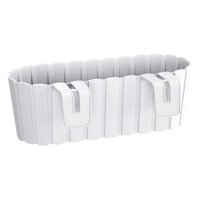 Jardinière de balcon BOARDEE HOOK 4,9L, dimensions (mm) 383x212x130, couleur Blanc