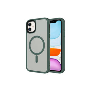 เคสโทรศัพท์แบบด้านสำหรับ iPhone 11 รองรับการชาร์จไร้สาย Magsafe ป้องกันการกระแทก สไตล์ INS - Product Image 1