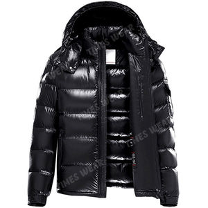 Factory Hot Selling Lightweight Warm Waterproof Windproof Puffer Jacket Packable Winter <b>Padded</b> <b>Thermal</b> Hybrid Stand Collar 100% - Product Image 6