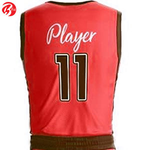 Conjuntos cómodos de uniformes de baloncesto para adultos Jersey y pantalones cortos con bolsillos Ropa transpirable para tallas grandes para uso en equipo - Product Image 6