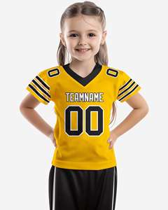 Breathable Sublimation American Jerseys Unisex Sweat-Wicking Tops for Team Wear - Product Image 2