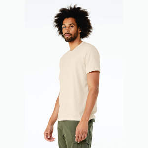 T-shirt élégant pour homme 100% coton personnalisable avec votre propre logo Coupe régulière Décontracté Manches courtes Écologique Respirant Séchage rapide - Product Image 2