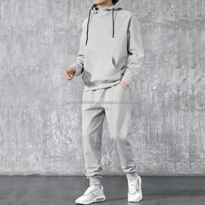 <b>Cheap</b> Custom 2 Piece Set Sweatsuit <b>Jogger</b> Sportswear Cotton Tracksuit Men - Product Image 5