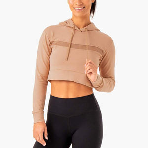 Sweat-shirts pour femmes à col montant, respirants, manteaux d'hiver, tissu polaire, vêtements pour femmes, sweat-shirt à épaules tombantes - Product Image 1