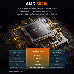 Ordinateur portable 14 pouces 1366x768 pour étudiants 2025, 8/16 Go de RAM, 256/512 Go de SSD, Windows 10 Pro, ordinateur portable anglais, PC de jeu, Intel dédié - Product Image 3