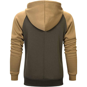 Sweat à capuche en coton à lavage acide à coupe régulière imprimé sur mesure pour hommes Style streetwear Écologique - Product Image 3