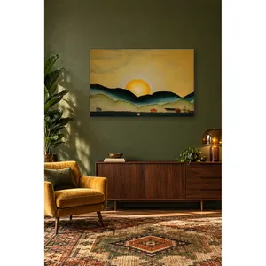 Impression sur toile Fida Arthur Dove Soleil levant derrière les collines - Product Image 5